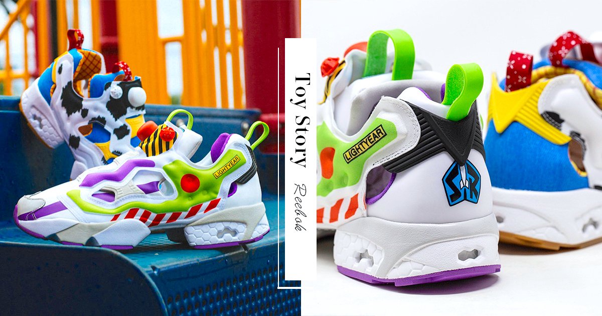 滿滿童年回憶！最強聯名Reebok x《玩具總動員》潮鞋開賣　胡迪&巴斯配色怎麼看怎麼可愛！