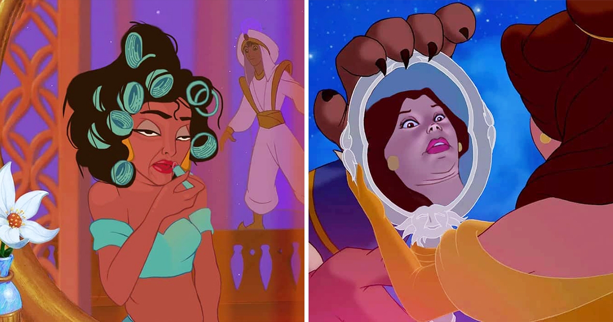 迪士尼公主一秒變親民！　22張當她們「不演童話故事」的最真實照