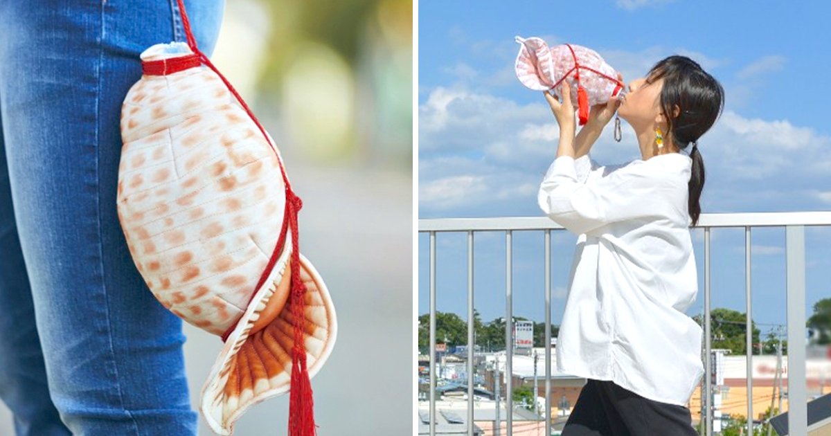 今年最浮誇聖品登場！　日本推超有事「海螺水瓶套」帶出門需要勇氣啊