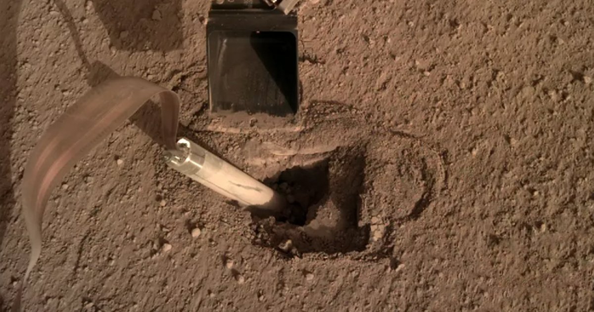 NASA探測儀器「鼴鼠」開挖火星表面失敗！　科學家找到碰壁原因